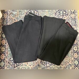 2 Express Design Studio Black and Pinstripe Pants
